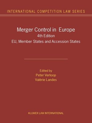 cover image of Merger Control in Europe